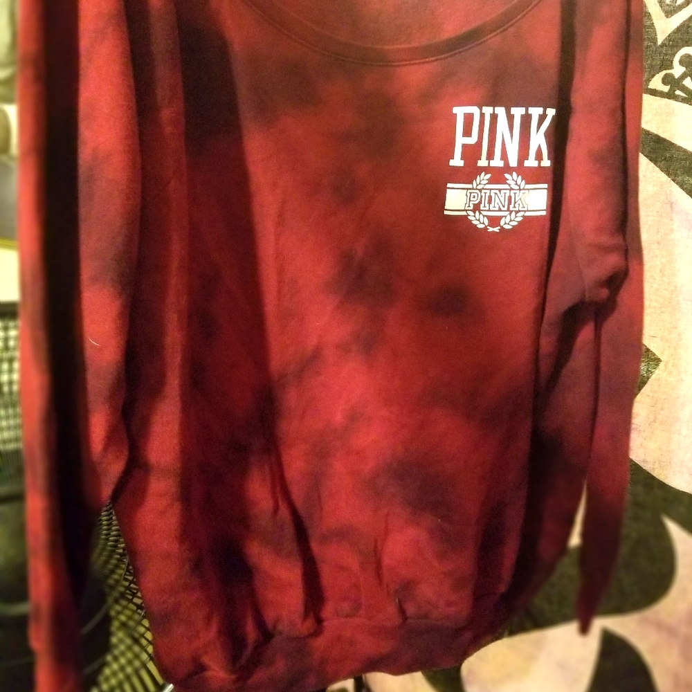 PINK off shoulder sweater